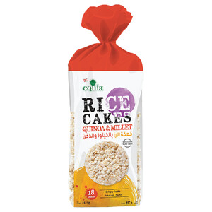 eQuia Rice Cakes Quinoa & Millet 125G