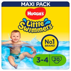 Huggies Little Swimmers Maxi Pack Size 3-4 20 Diapers