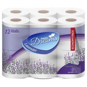 Sanita Dreams Toilet Paper Lavender 12 Rolls