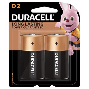 Duracell Battery Longer Lasting D2 Monet 2 Pieces