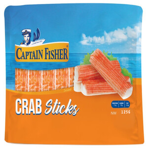 Captain Fisher Frozen Crab Sticks Surimi 125G