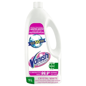 Vanish Fabric Stain Remover Crystal White 1L