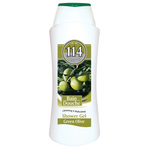 114 Amatoury Shower Gel Green Olive 650Ml