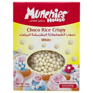 Munchies Choco Rice Crispy White 100G