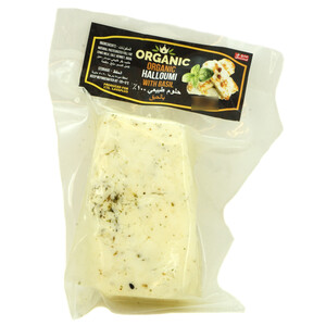 Organic Halloum With Basil