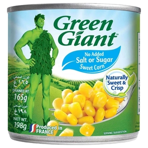 Green Giant Sweet Corn Salt And Sugar Free 198G