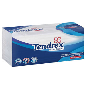 Tendrex Facial Tissue 300 Sheets