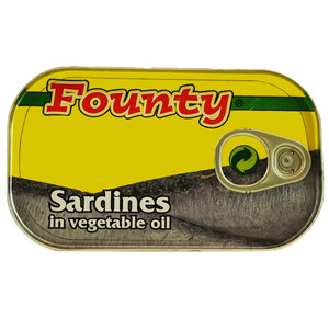 Founty Sardine In Vegetable Oil 125G