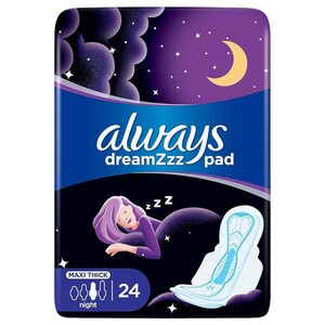 Always Maxi Thick Night Long 24 Pads