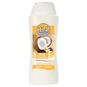 114 Amatoury Shower Gel Vanilla & Coconut 650Ml