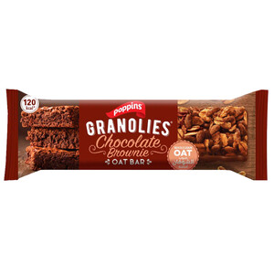 Poppins Granolies Chocolate Brownie Oat Bar 30G