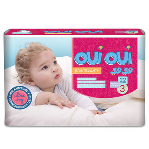 Couche Oui Oui 5-9Kg 22Pcs