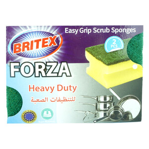 Britex Sponges Easy Grip Forza Euro 2Pcs