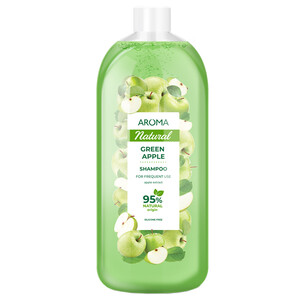 Aroma Shampoo Green Apple For Frequent Use 900Ml