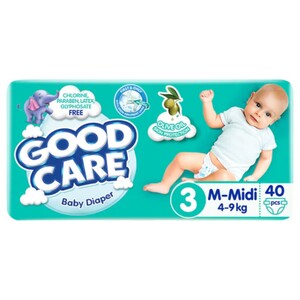 Good Care Baby Diaper 4-9Kg 40 Pieces