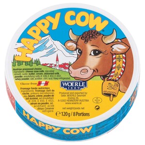 Happy Cow Portions Cheese 120G