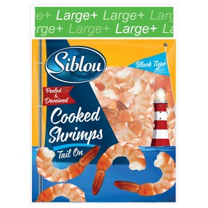 Siblou Frozen Cooked Shrimps Large+ 400G