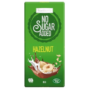 Frankonia Milk Chocolate With Hazelnuts No Added Sugar 85G