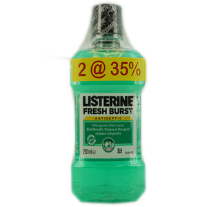 Listerine Fresh Burst 250Ml*2 -35%Off