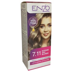 Enzo Hair Color Intense Ash Blonde No.7.11