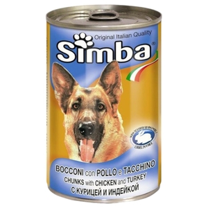 Simba Dog Canned Food Chicken & Turkey 1230G