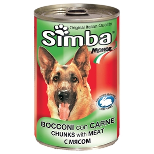 Simba Dog Canned Food Meat 1230G