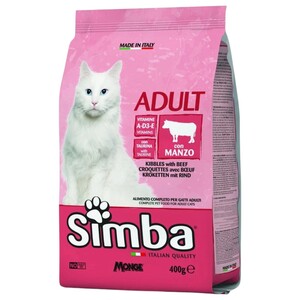 Simba Adult Cat Food Kibbles With Beef 400G