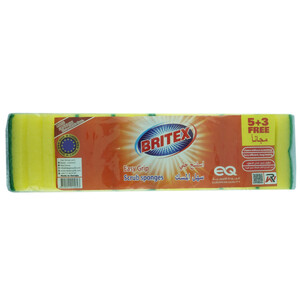 Britex Heavy Easy Grip Sponges 8Pcs