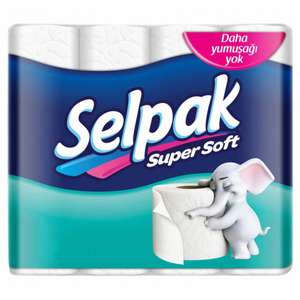 Selpak Super Soft Toilet Paper Rolls 18+6 Free