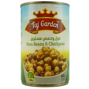 Taj Garden Fava Beans & Chickpeas 400G