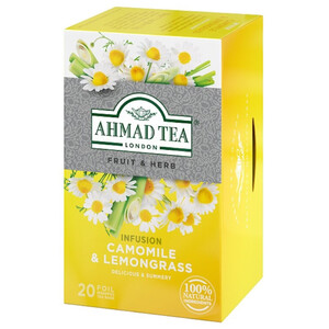 Ahmad Tea Camomile & Lemongrass Tea 20 Bags