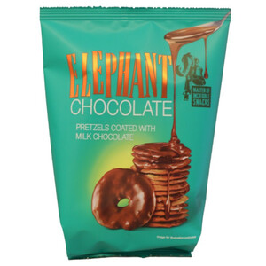 Elephant Pretzels Coated With Milk Chocolate 80G