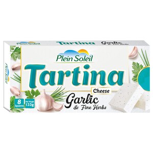 Plein Soleil Tartina Cheese Garlic & Fine Herbs 8 Squares 133G