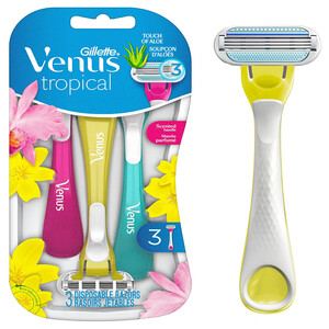 Gillette Razor Venus Tropical 3Fw (3 Pieces)