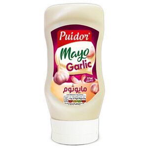 Puidor Mayo Garlic Squeezable 321Ml