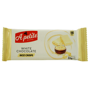 A Petite Tablets White Chocolate Rice Crisps 35G