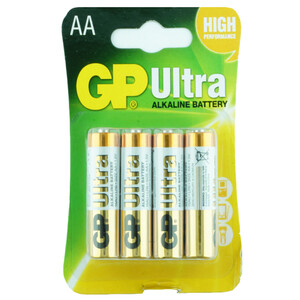Gp Ultra Alkaline Aa 4Pcs