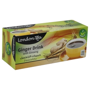 London Tea Ginger With Ginseng 20 Bags