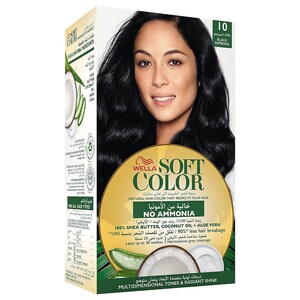 Wella Soft Color Hair Color Kit Black 10