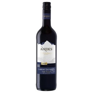 Andes Red Wine Cabernet Sauvignon Chile 75Cl