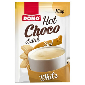 Domo Hot Chocolate Drink White 3In1 28G