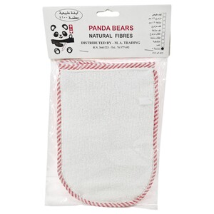 Panda Bears Natural Fibers 2 Hand Towel