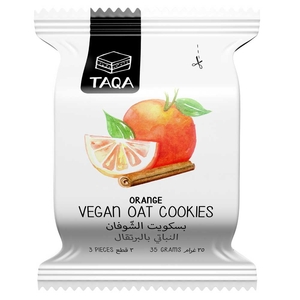 Taqa Oat Cookies Orange Vegan 35G