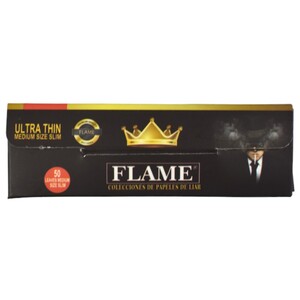 Flame Ultra Thin Black Medium Slim