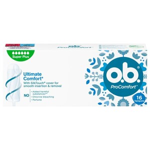 O.B. Tampons Procomfort Super Plus 16 Pieces