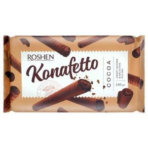 Roshen Konafetto Rolls Cocoa 140G