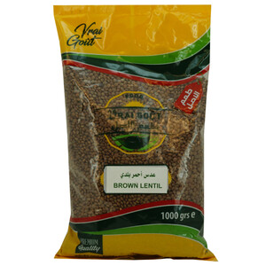 Vrau Gout Brown Lentils 500G