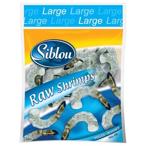 Siblou Frozen Raw Shrimps Large 26/30 400G