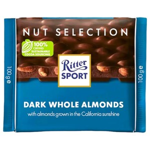 Ritter Sport Dark Whole Almond 100G