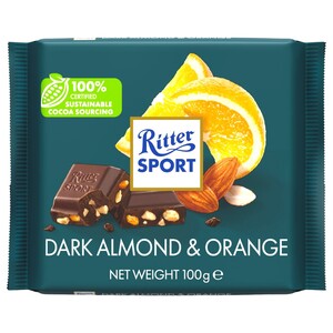 Ritter Sport Dark Almond & Orange 100G